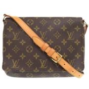 Louis Vuitton Vintage Pre-owned Tyg louis-vuitton-vskor Brown, Dam