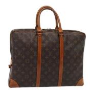 Louis Vuitton Vintage Pre-owned Canvas louis-vuitton-vskor Brown, Dam