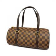 Louis Vuitton Vintage Pre-owned Tyg louis-vuitton-vskor Brown, Dam