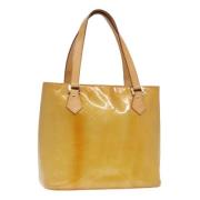 Louis Vuitton Vintage Pre-owned Laeder handvskor Beige, Dam