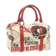 Dior Vintage Pre-owned Canvas dior-vskor Red, Dam