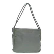 Prada Vintage Pre-owned Nylon totevskor Gray, Dam