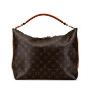 Louis Vuitton Vintage Pre-owned Canvas handvskor Brown, Dam