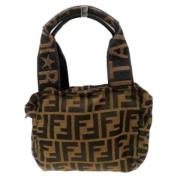 Fendi Vintage Pre-owned Canvas fendi-vskor Brown, Dam