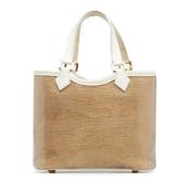 Louis Vuitton Vintage Pre-owned Canvas handvskor Beige, Dam