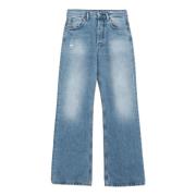 Acne Studios Reguljär Denim Jeans Blue, Dam