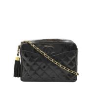 Chanel Vintage Pre-owned Laeder chanel-vskor Black, Dam