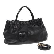 Gucci Vintage Pre-owned Laeder gucci-vskor Black, Dam