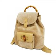 Gucci Vintage Pre-owned Mocka gucci-vskor Beige, Dam