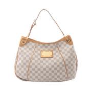 Louis Vuitton Vintage Pre-owned Canvas axelremsvskor White, Dam