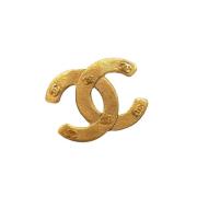 Chanel Vintage Pre-owned Metall chanel-smycken Yellow, Dam