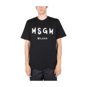 Msgm T-shirts Black, Herr