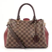 Louis Vuitton Vintage Pre-owned Canvas handvskor Brown, Dam