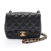 Chanel Vintage Pre-owned Canvas chanel-vskor Black, Dam