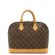 Louis Vuitton Vintage Pre-owned Canvas handvskor Brown, Dam