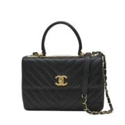 Chanel Vintage Pre-owned Laeder chanel-vskor Black, Dam