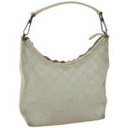 Gucci Vintage Pre-owned Canvas gucci-vskor Beige, Dam