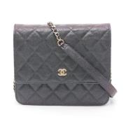 Chanel Vintage Pre-owned Tyg plnbcker Black, Dam