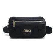 Gucci Vintage Pre-owned Canvas gucci-vskor Black, Dam