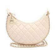 Chanel Vintage Pre-owned Laeder chanel-vskor Beige, Dam