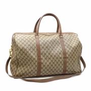 Gucci Vintage Pre-owned Laeder gucci-vskor Beige, Dam