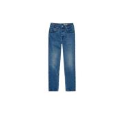 Reiko Stonewash Harlem Mom Jeans Blue, Dam