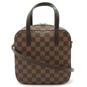 Louis Vuitton Vintage Pre-owned Canvas handvskor Brown, Dam