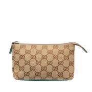 Gucci Vintage Pre-owned Canvas gucci-vskor Beige, Dam