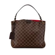 Louis Vuitton Vintage Pre-owned Canvas handvskor Brown, Dam