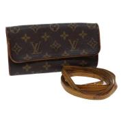 Louis Vuitton Vintage Pre-owned Canvas louis-vuitton-vskor Brown, Dam