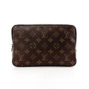 Louis Vuitton Vintage Pre-owned Tyg louis-vuitton-vskor Brown, Dam