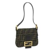 Fendi Vintage Pre-owned Canvas fendi-vskor Black, Dam