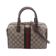 Gucci Vintage Pre-owned Laeder gucci-vskor Beige, Dam