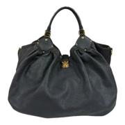 Louis Vuitton Vintage Pre-owned Tyg louis-vuitton-vskor Black, Dam