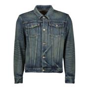 Saint Laurent Klassisk Jeansjacka Blue, Herr