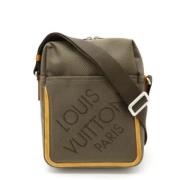 Louis Vuitton Vintage Pre-owned Tyg axelremsvskor Brown, Dam