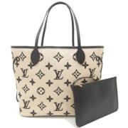 Louis Vuitton Vintage Pre-owned Canvas axelremsvskor Beige, Dam