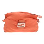 Fendi Vintage Pre-owned Nylon fendi-vskor Orange, Dam