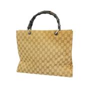 Gucci Vintage Pre-owned Canvas gucci-vskor Brown, Dam