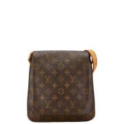 Louis Vuitton Vintage Pre-owned Canvas handvskor Brown, Dam