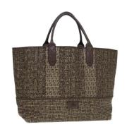 Fendi Vintage Pre-owned Canvas fendi-vskor Brown, Dam