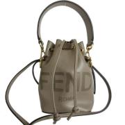 Fendi Vintage Pre-owned Laeder fendi-vskor Gray, Dam