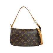 Louis Vuitton Vintage Pre-owned Tyg louis-vuitton-vskor Brown, Dam