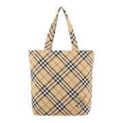 Burberry Vintage Check Toteväska Beige, Herr