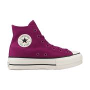 Converse Höjda Hi-Top Sneakers Purple, Dam