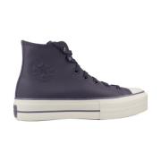 Converse Shadow Hi Top Sneakers Purple, Dam