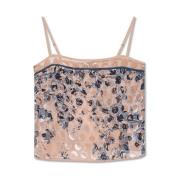 Diesel T-Celeste tank top Pink, Dam