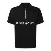 Givenchy Svart T-shirt med snygg logotyp Black, Herr