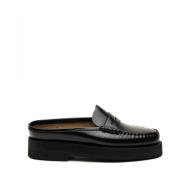 Sebago Platta Svarta Skor Maia Stil Black, Dam