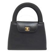 Chanel Vintage Pre-owned Laeder handvskor Black, Dam